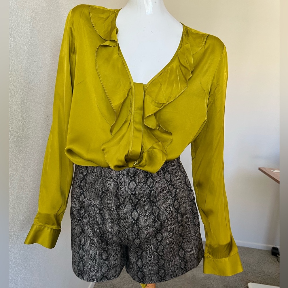 MODALISTAS WOOL SNAKE PRINT SHORTS-S
